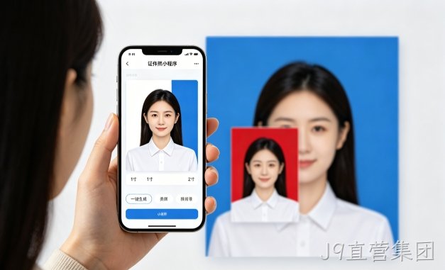 证件照小程序定制开发案例解析｜J9直营集团小程序开发公司怎么做便民工具类小程序